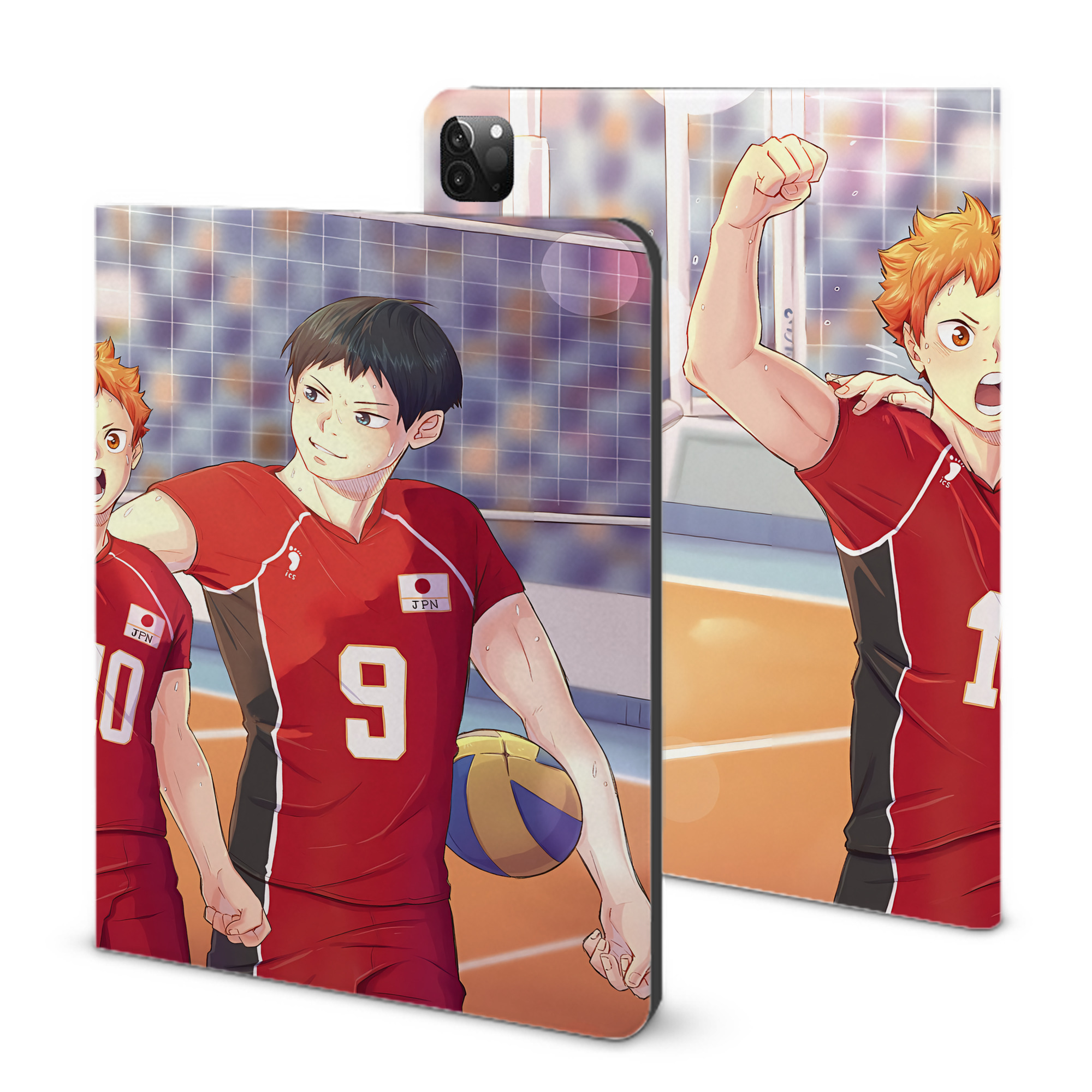 （画像用） ハイキュー!! Haikyu!! IPadケース ペンホルダー付き ブックスタイルデザイン